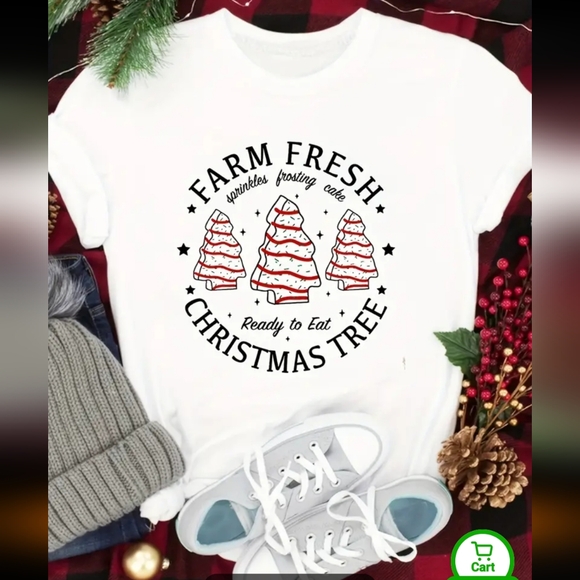 Christmas Cake T-Shirt - Picture 1 of 1